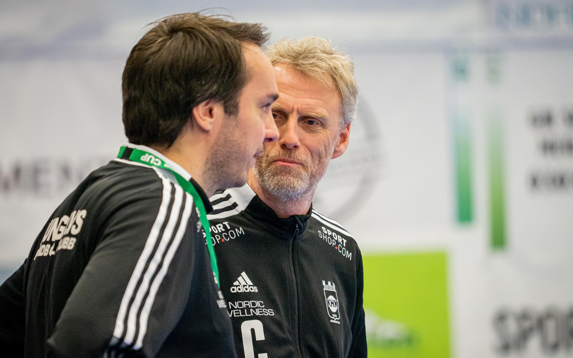 Tobias Pettersson och Johan ”Dirren” Andersson i coachsnack.