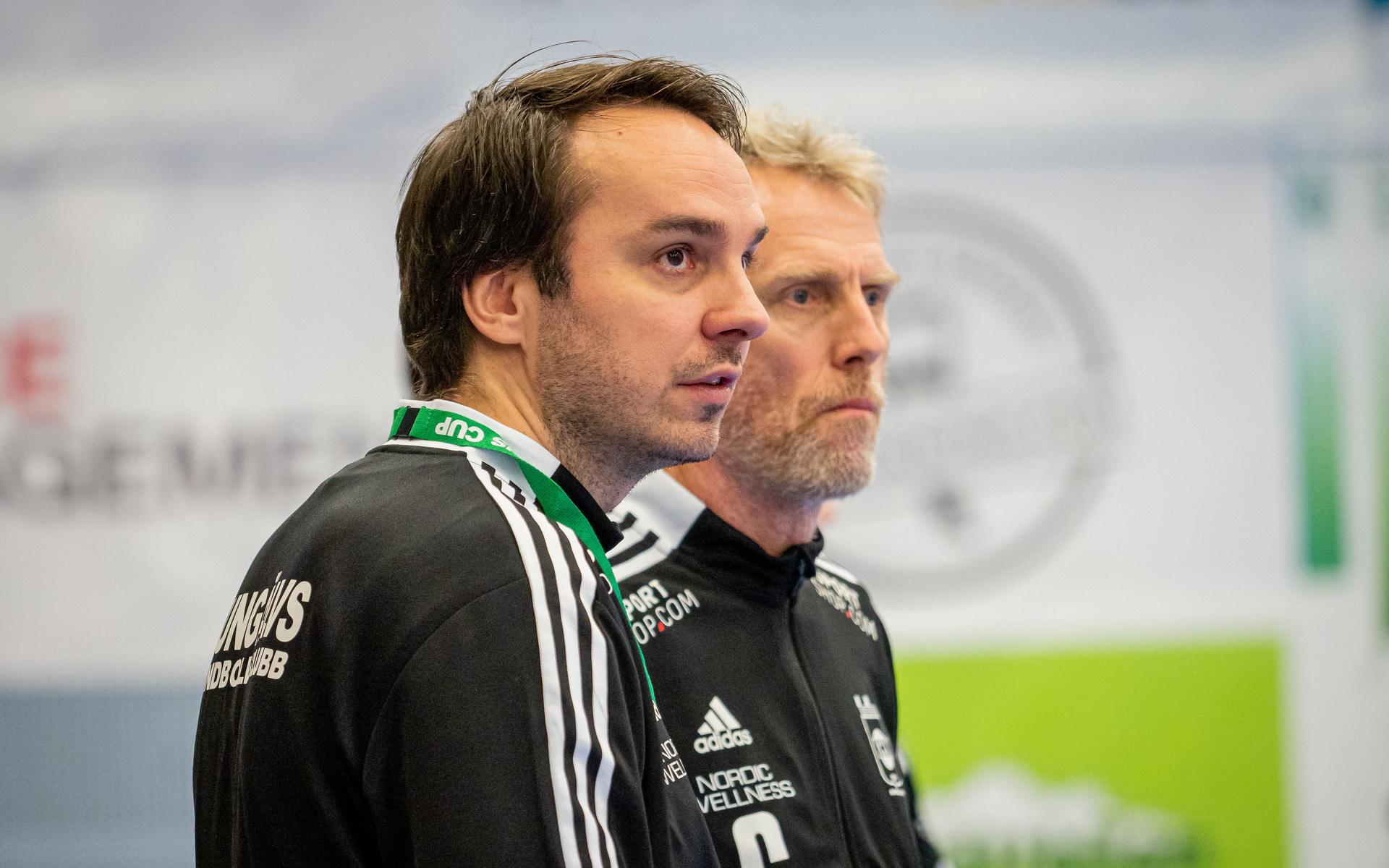 Tobias Pettersson och Johan ”Dirren” Andersson i coachsnack.