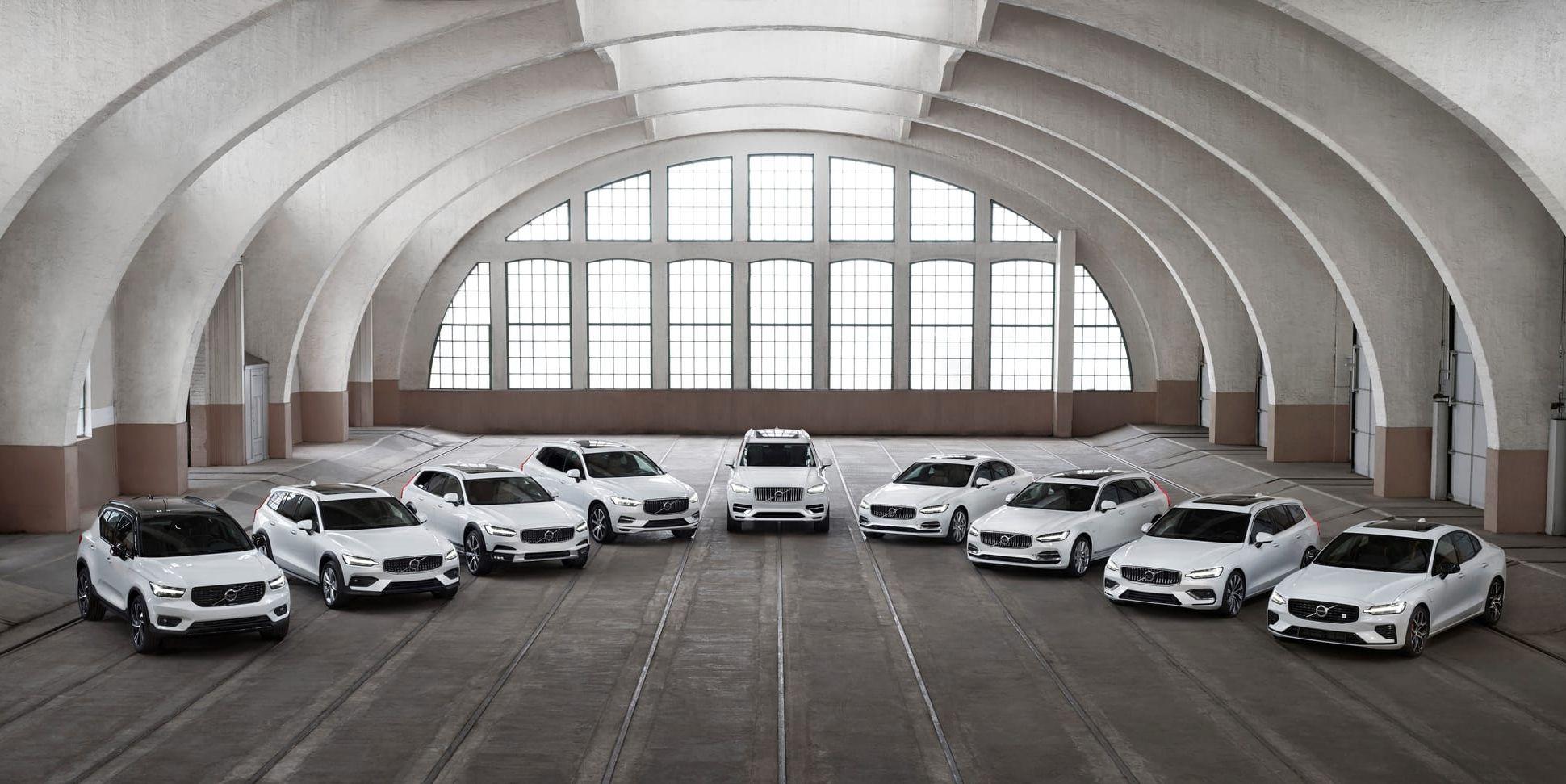 Flera av Volvo Cars bilmodeller av årsmodell 2023 återkallas efter risk för bromsfel. Arkivbild. 