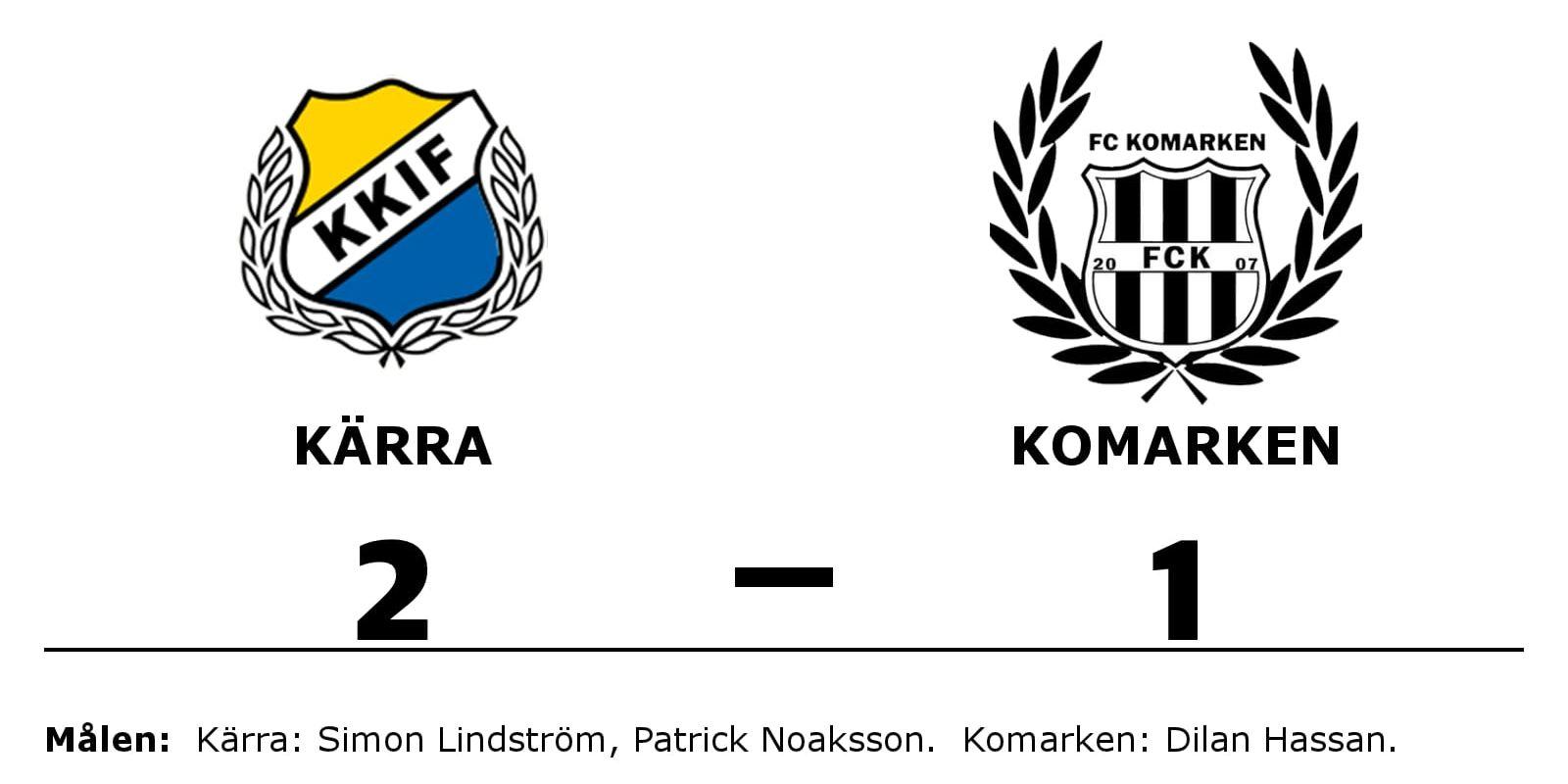 Kärra KIF vann mot FC Komarken
