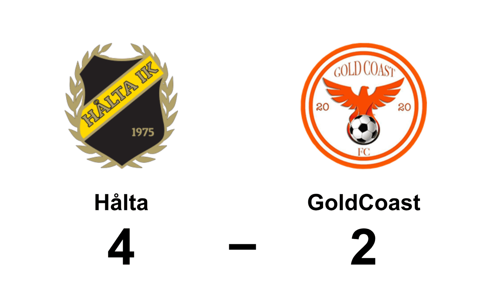 Hålta IK vann mot GoldCoast FC