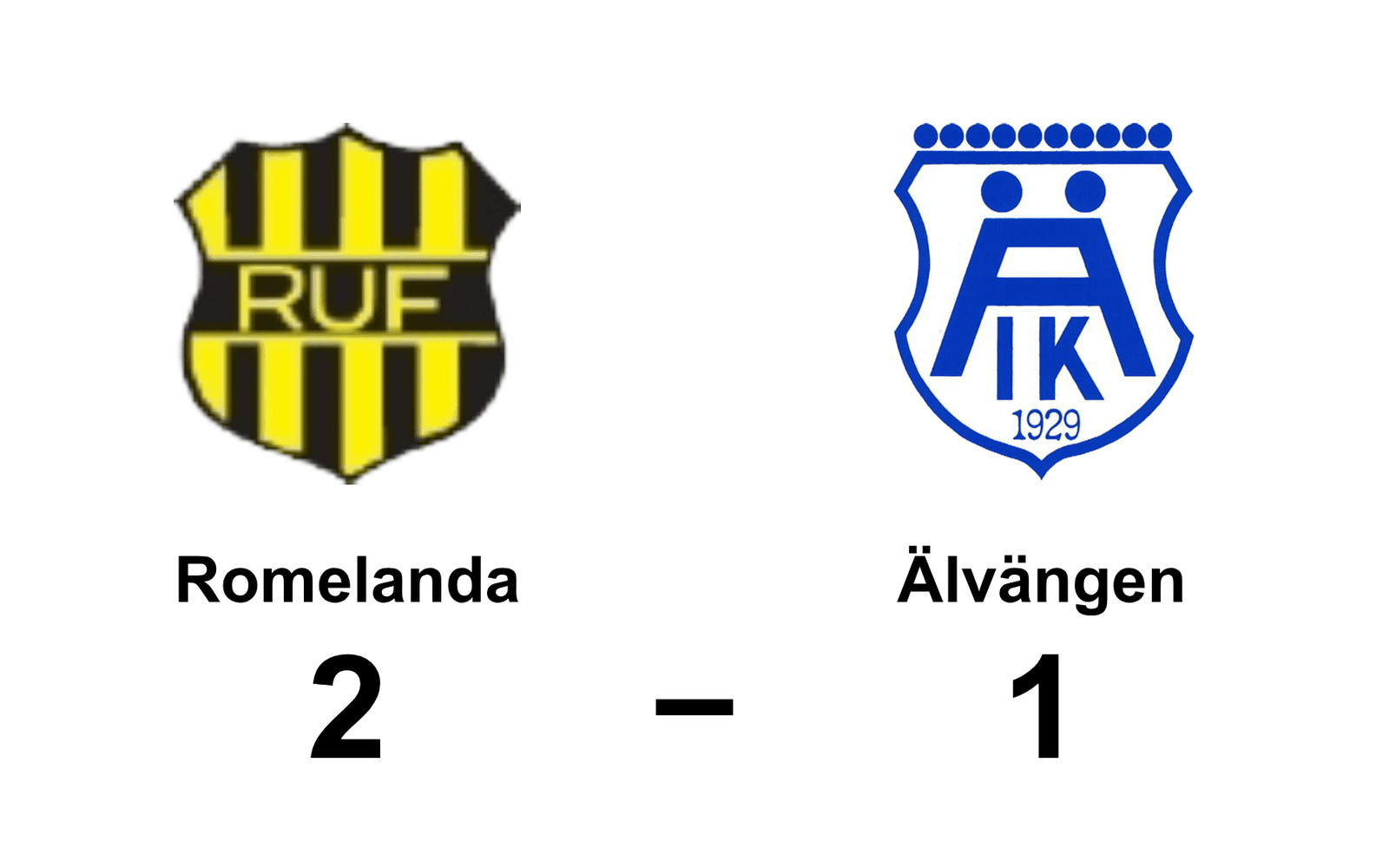 Romelanda UF vann mot Älvängens IK