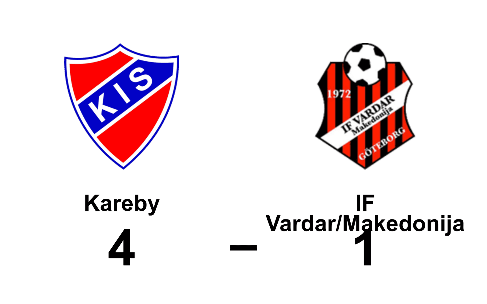 Kareby IS vann mot IF Vardar/Makedonija