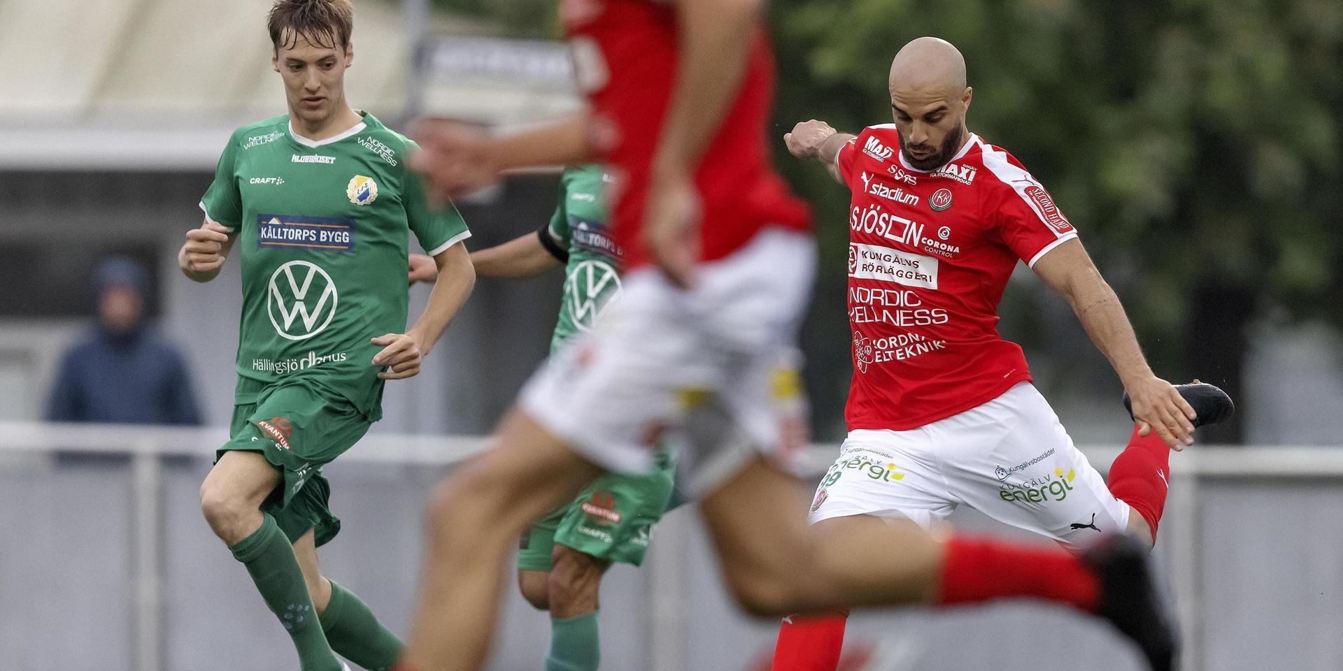 Arvin Shojaee gjorde ett av Kongahällas tre mål när IKK på lördagseftermiddagen på hemmaplan vann över Skene med 3–0 och därmed tog sin tredje raka seger.