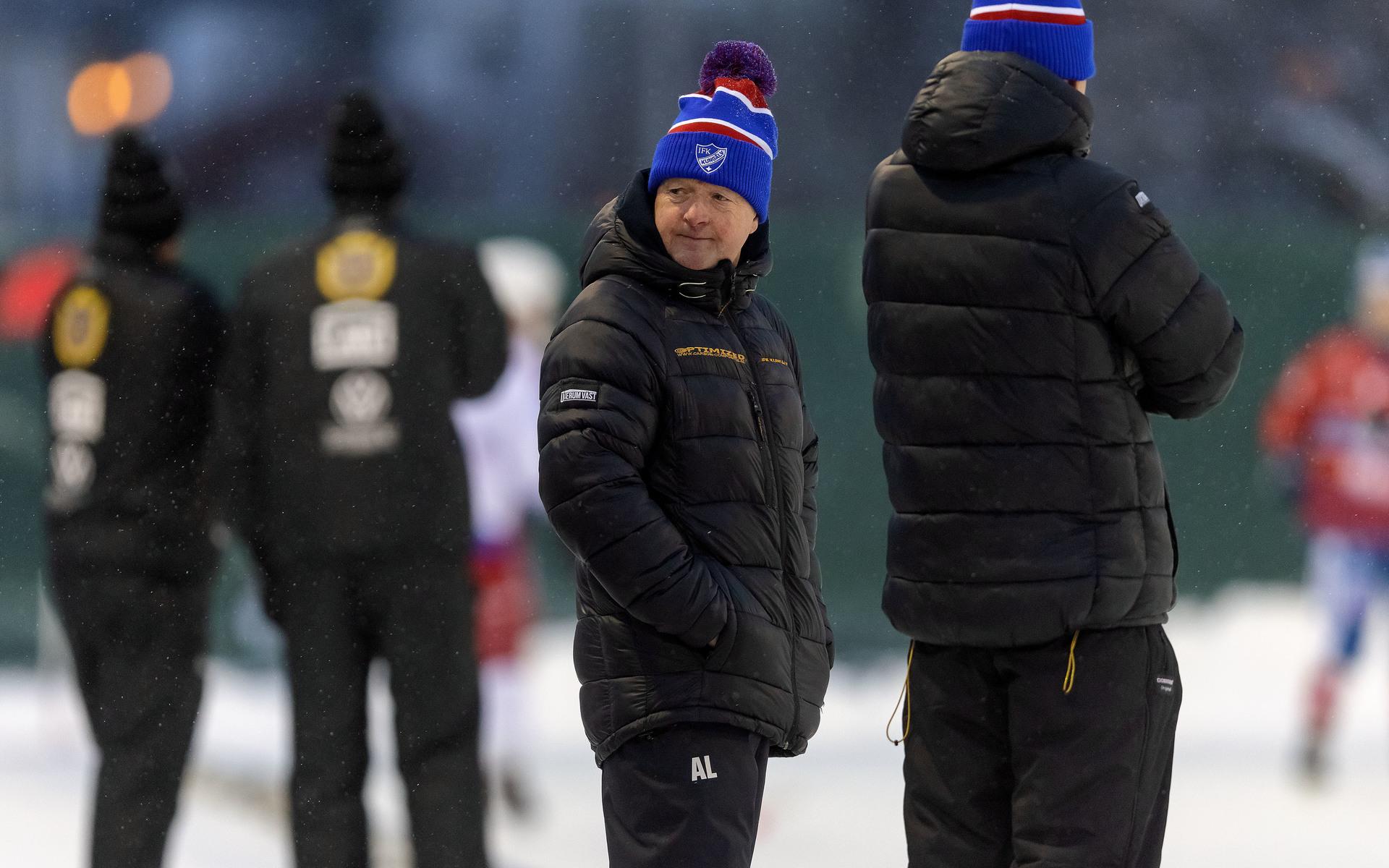 Anders Liw och Ander Uhlin, tränarduon i IFK Kungälv.