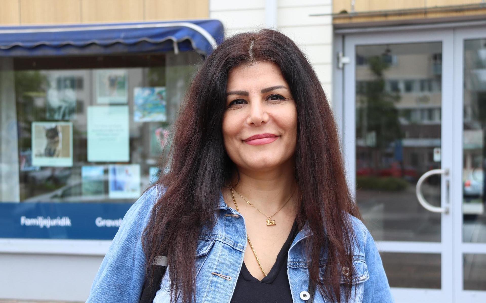 Rasha Riad Sandén, 45 år från Göteborg.