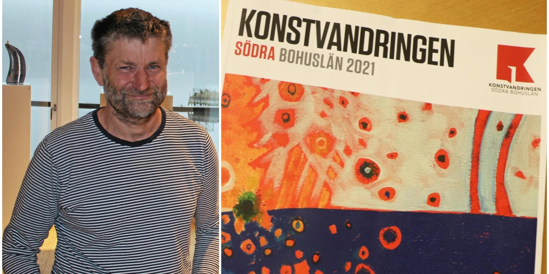 Lars Sestervik är ordförande i föreningen som organiserar konstvandringen. 