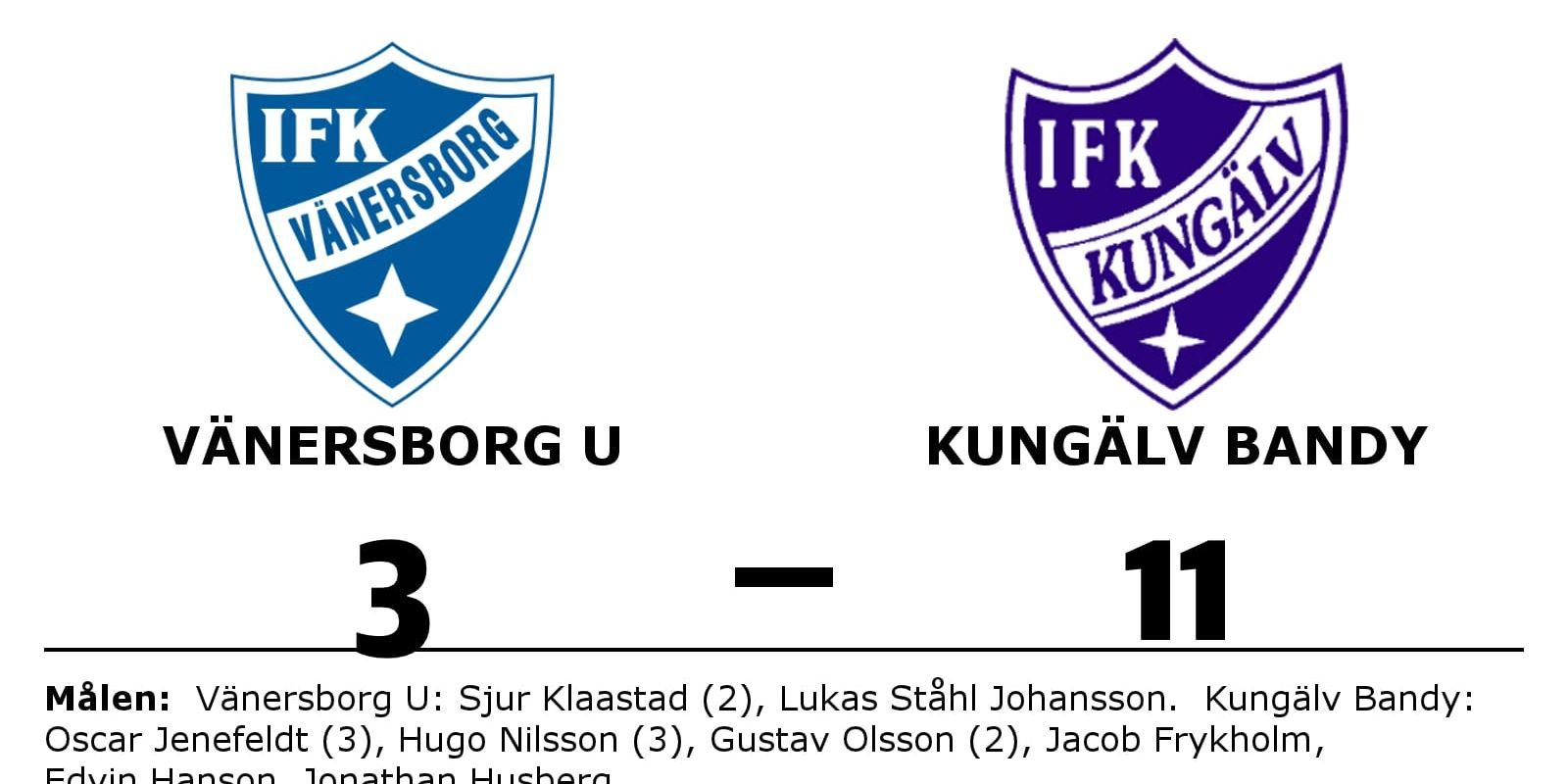 IFK Vänersborg U-lag förlorade mot IFK Kungälv