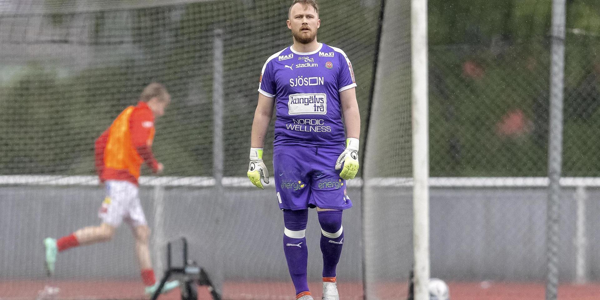 Mathias Holmström, IK Kongahällas burväktare.
