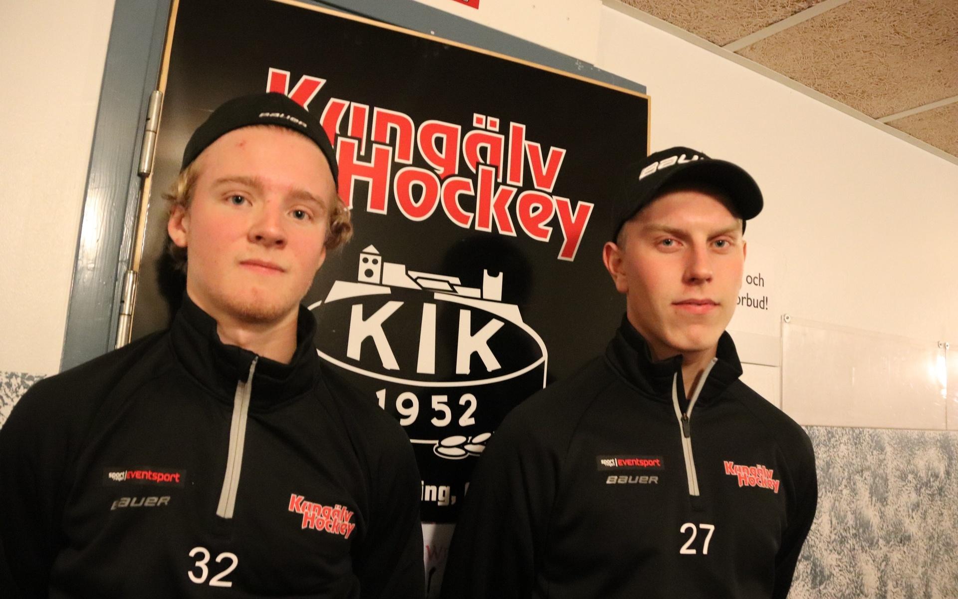 Isac Tonsjö och Hannes Asp kliver in i Oasens omklädningsrum efter flera år i elitklubbar.