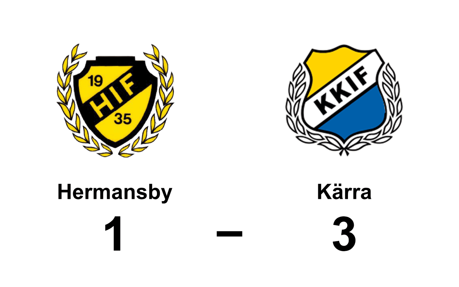 Hermansby IF förlorade mot Kärra KIF