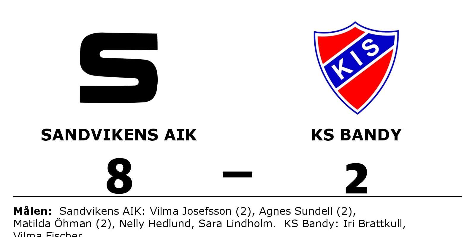 Sandviken AIK BK dam vann mot KS Bandy