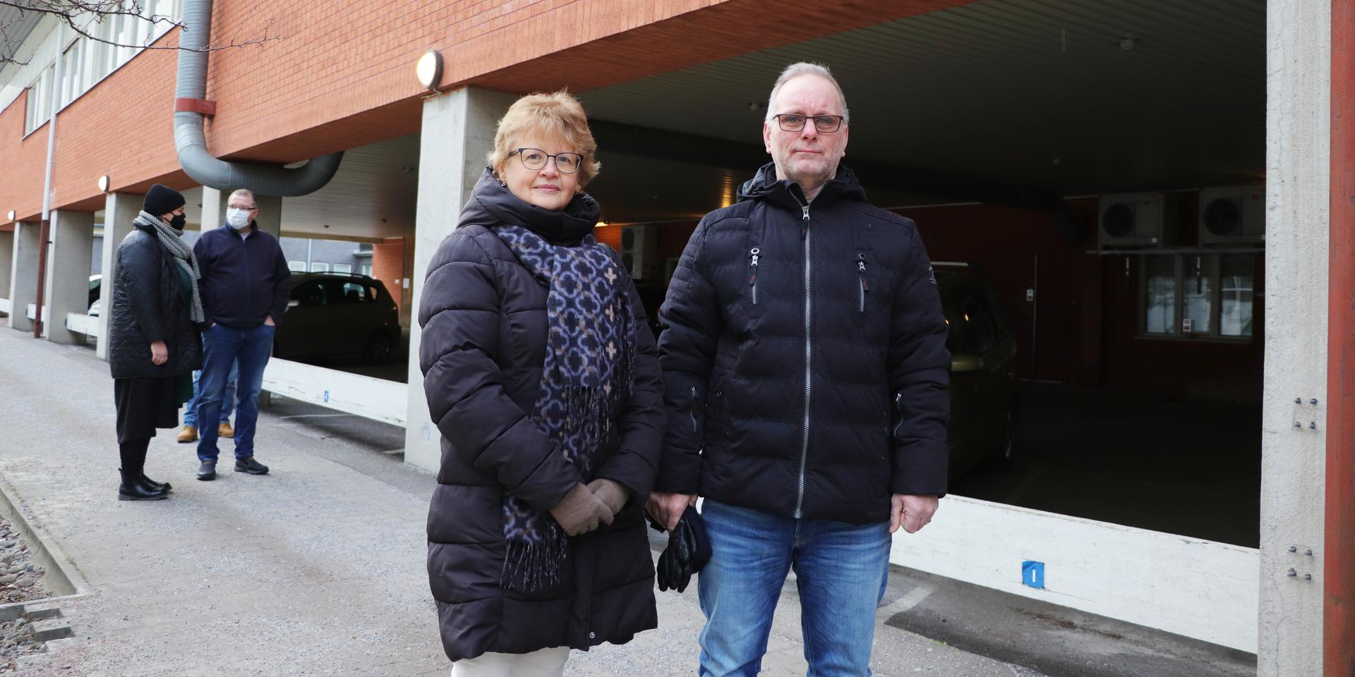 Maggan och Per-Ola Björkdal passade på att nyttja drop in-dagen. 