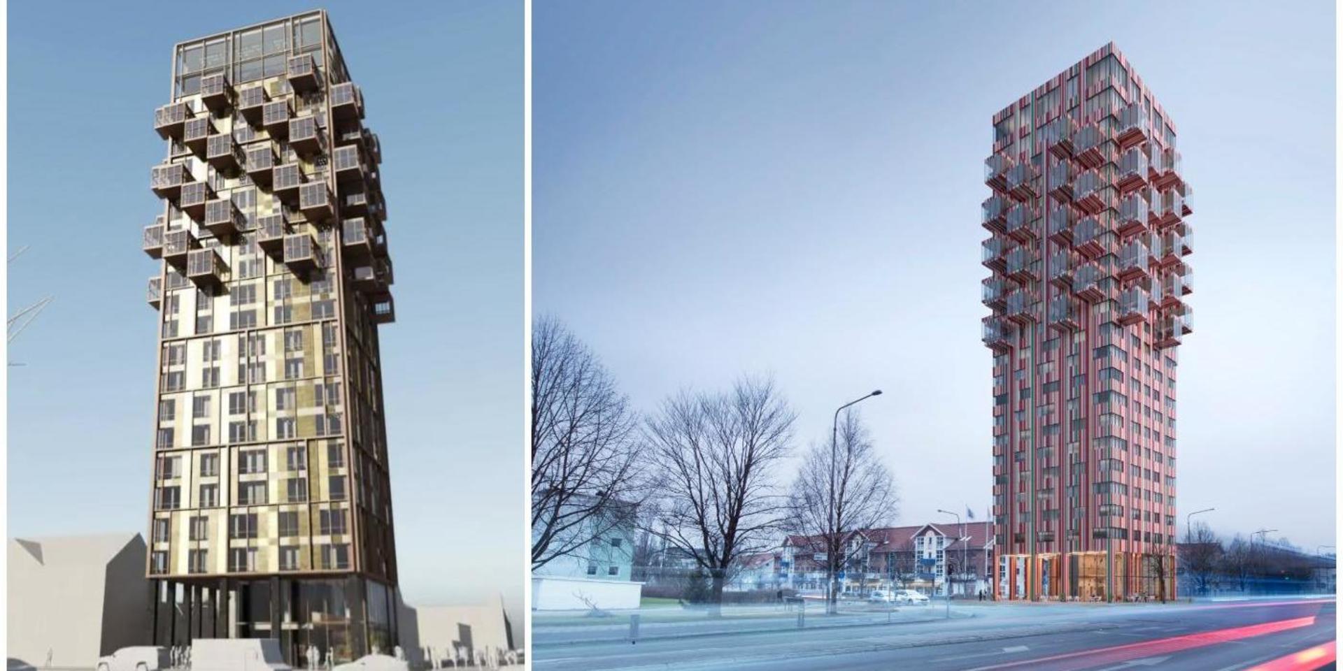 Det nya förslaget framtaget av QPG arkitektur / TMRW, ersätter det gamla randiga av Wingårdh arkitektkontor. 