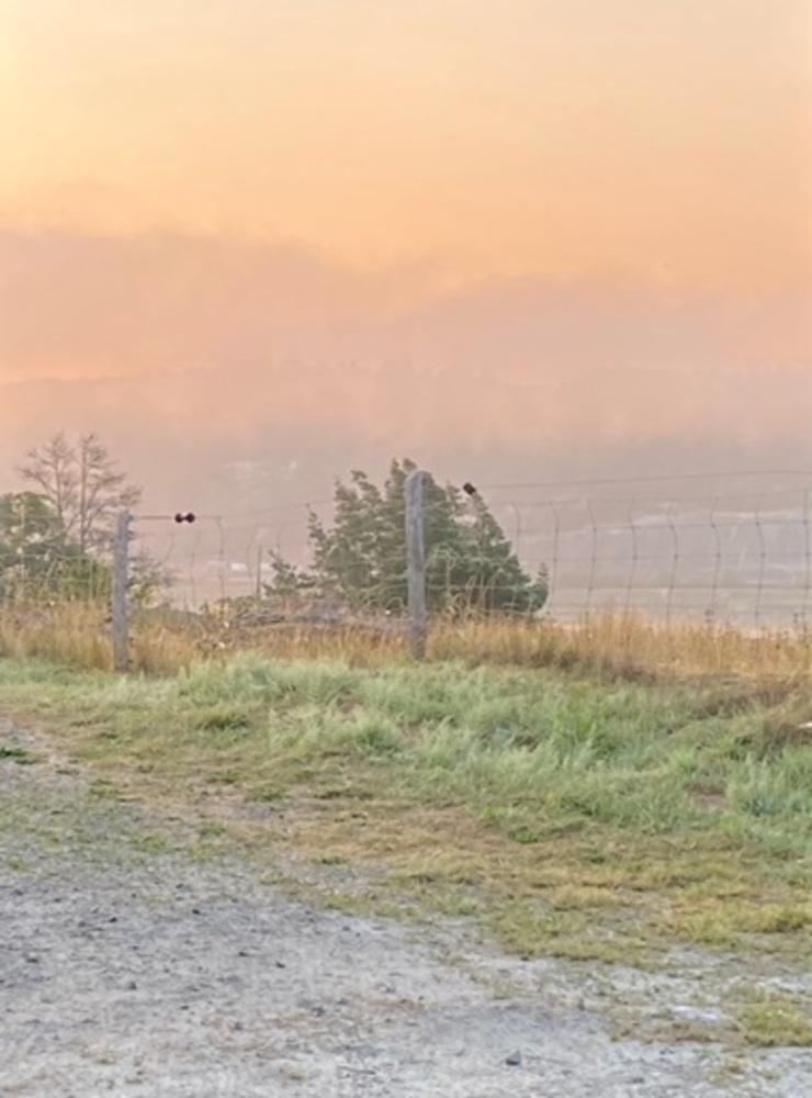 Från baksidan av Bohus fästning klockan fem på morgonen. Bild: Yvonne Karlsson
