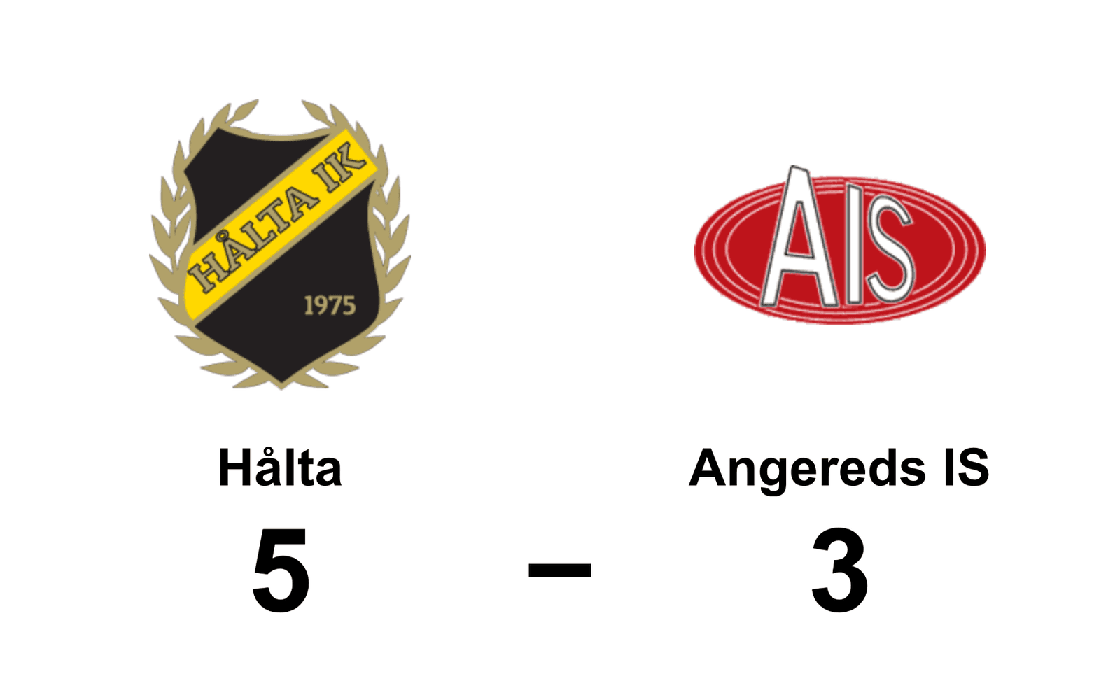 Hålta IK vann mot Angereds IS