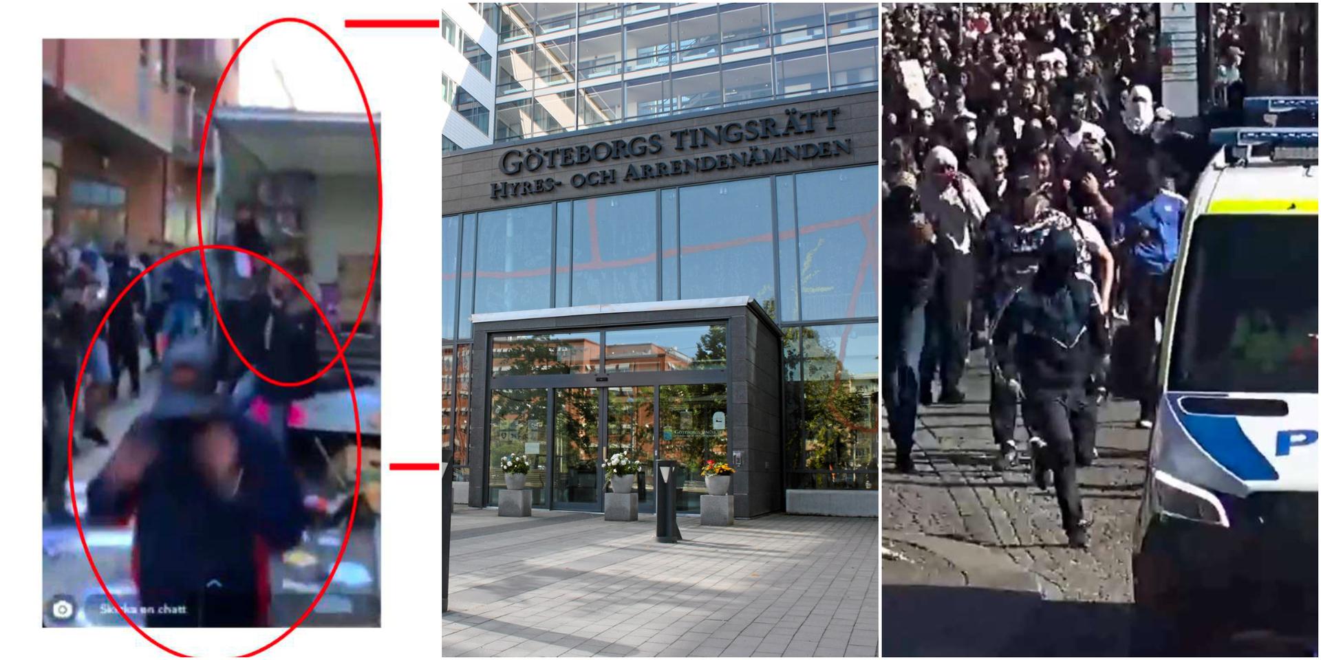 Med hjälp av polisens film kunde en ung man från Kungälv dömas för våldsamt upplopp vid de urartade demonstrationerna i Göteborg 2020.