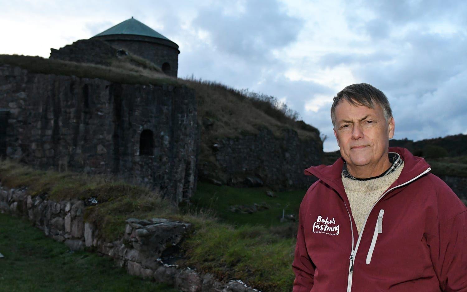 Ulf Karmark, Fästningsholmen Event hoppas på mer underhållspengar till Bohus fästning.
