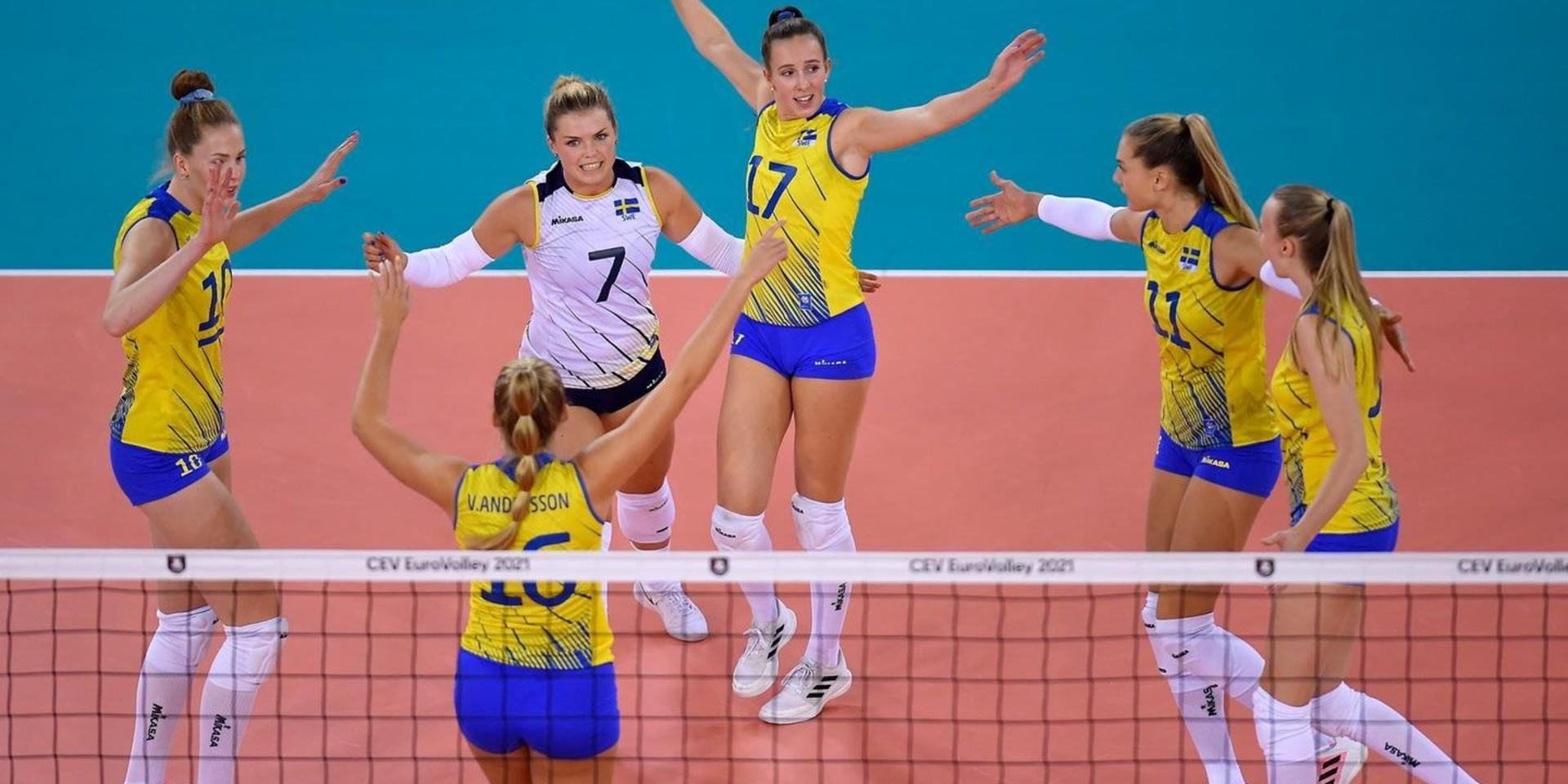Får Sofie Sjöberg (7) och Sverige jubla igen i volleyboll-EM?