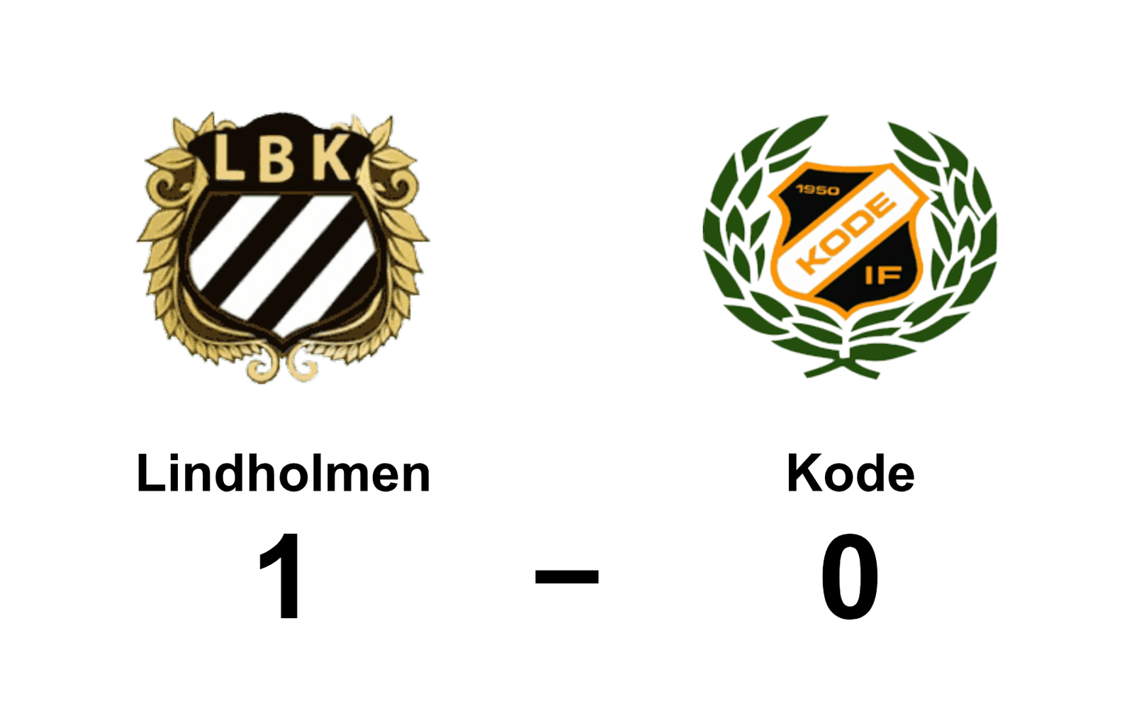 Lindholmens BK vann mot Kode IF