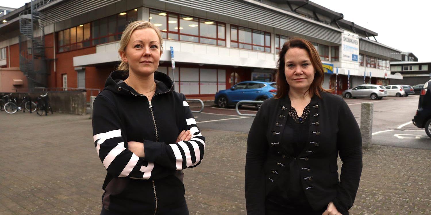 Erika Edvardsson, Lärarförbundet, och Emelie Gillberg, Kommunal, slår larm om hot och våld på låg- och mellanstadierna i Kungälv. 
