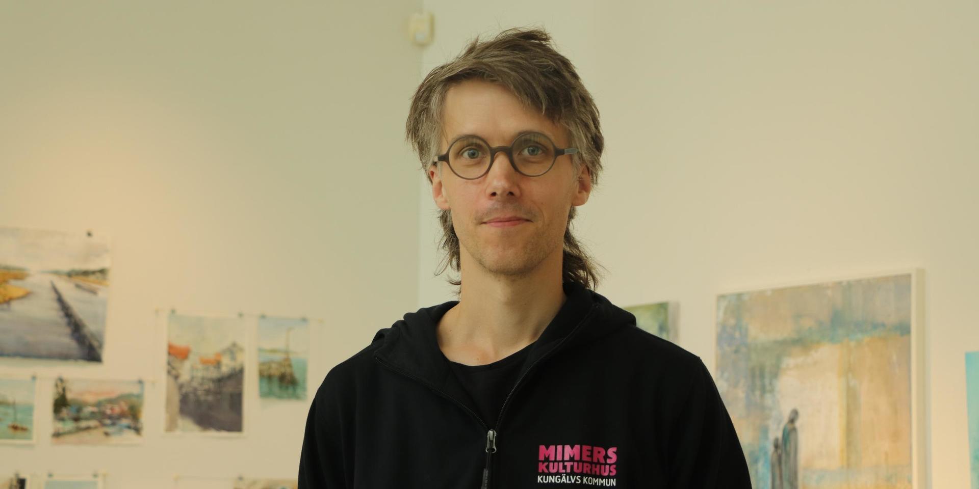 Christian Kleinhenz, programansvarig för konsthallen. 